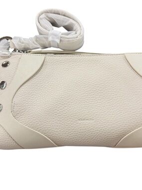Hammitt Off-White Pebbled Leather Crossbody
